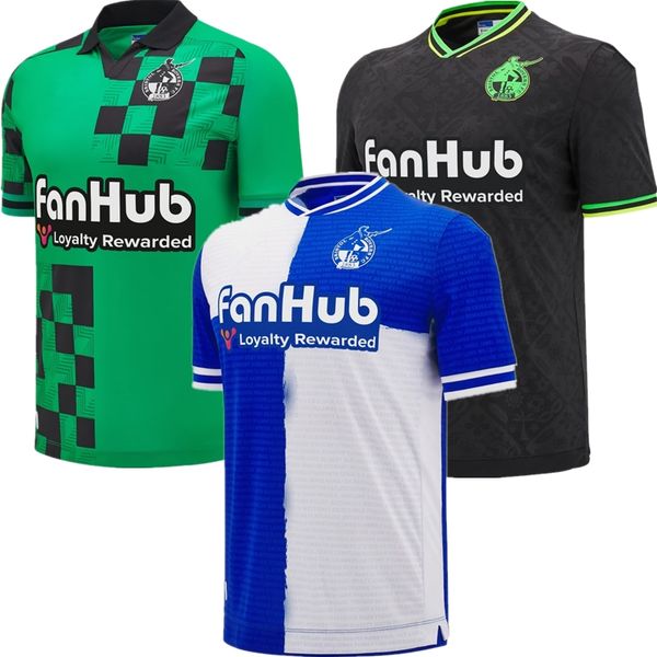 Bristol Rovers Soccer Jerseys 2024 25 Home Away Football Shirts Short Camisas de Futebol