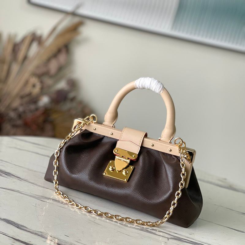 Designer Chain Bag Luxury Handbag 10A Mirror quality Genuine Leather Shoulder Bag With Box L206
