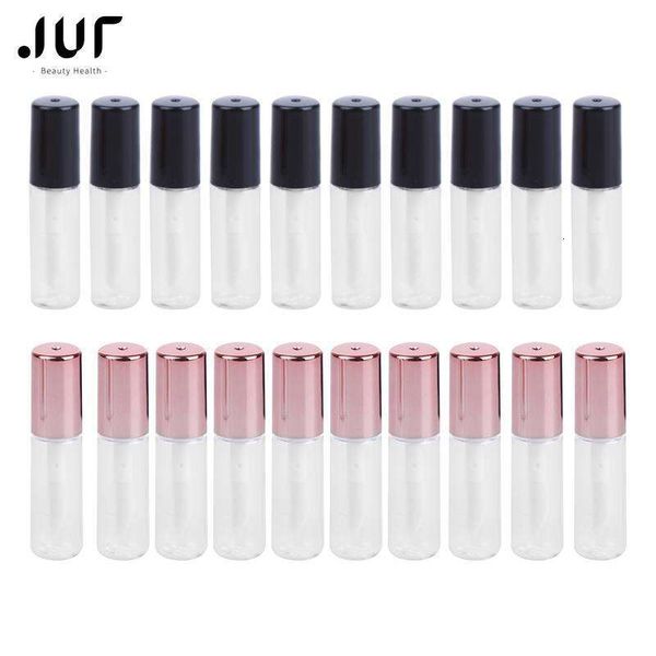 10Pcs-Lot Empty Transparent PE Gloss Tubes Plastic Lip Balm Tube Lipstick Mini Sample Cosmetic Container