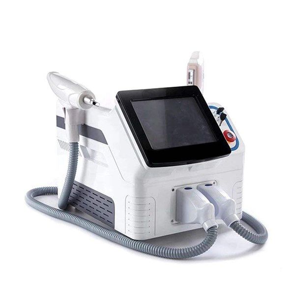 2 In 1 Laser Hair Removal machine Acne Treatment removal freckle Nd yag Tattoo Removal System IPL Machine Opt Nd Yag Laser Skin Tightening B
