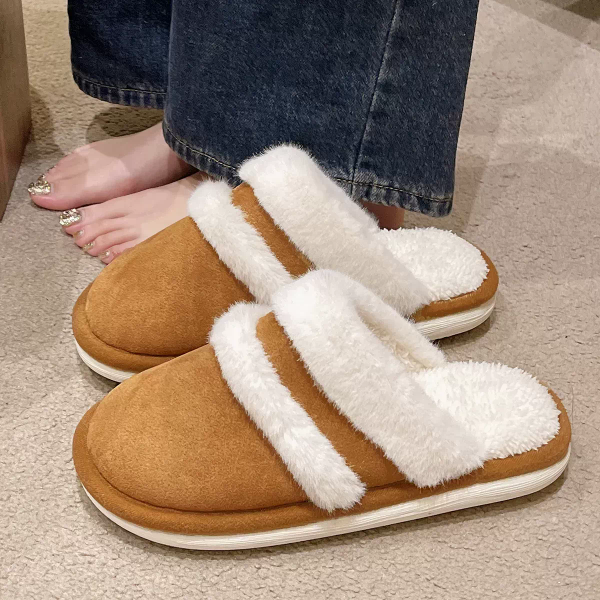 Slippers Autumn e Winter Fels Shoppers Fuzzy Shoes Fuzzy Sandals Praz Sandals feminino FLIP FLIP D4YJ# Q241114
