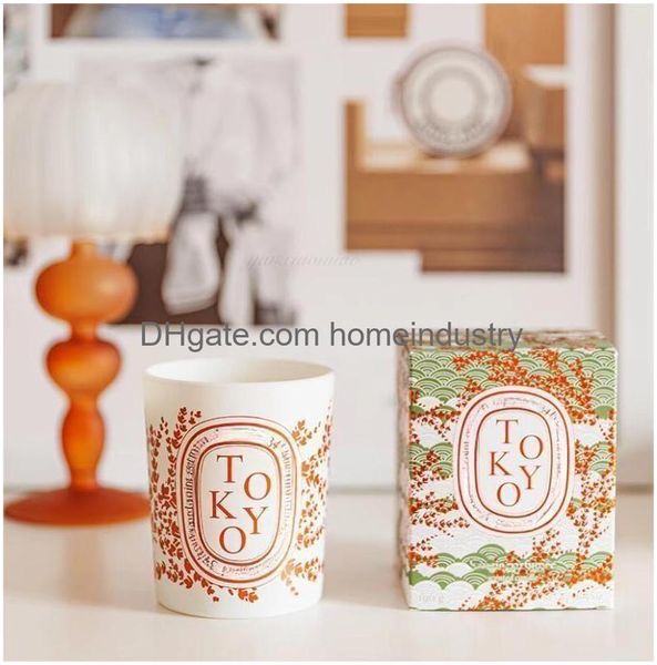 Candles Scented Fragrance Per Dip Colllection Bougie Pare Home Decoration Collection City Exclusive Edition Drop Delivery Ot13J X2412191
