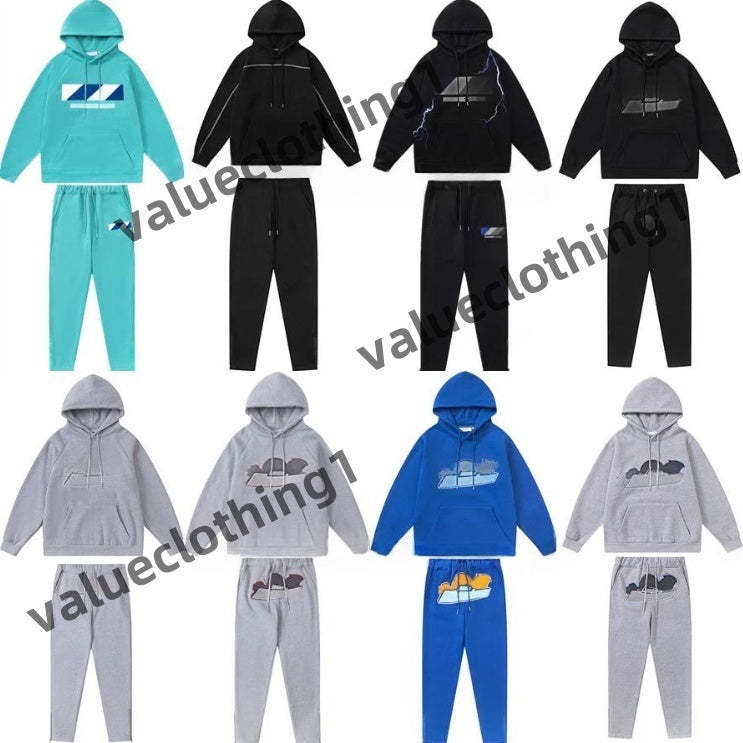 25ss New Man tracksuits embroidery warm women Y2k hoodies letter long sleeve Designer hoody pullover with pants zipper up trousers Size S-XL Hight Q