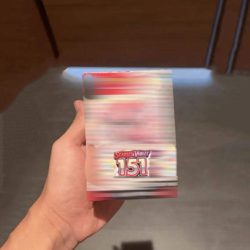 Blind Box Collection Card 151 Booster Packs Pixie English Card Games Cards Tabletop Matchmaking Game Destined Rivals Drop Delivery Toys Gifts