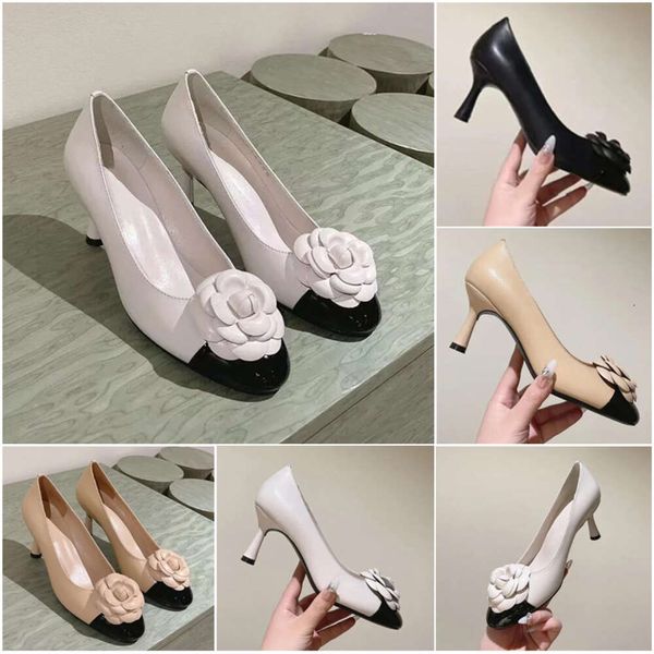 Designer women&#039;s High heels Genuine Leather Luxury famous dress shoes higher wedding shoes Party banquet heels cha step-in sling sheeps
