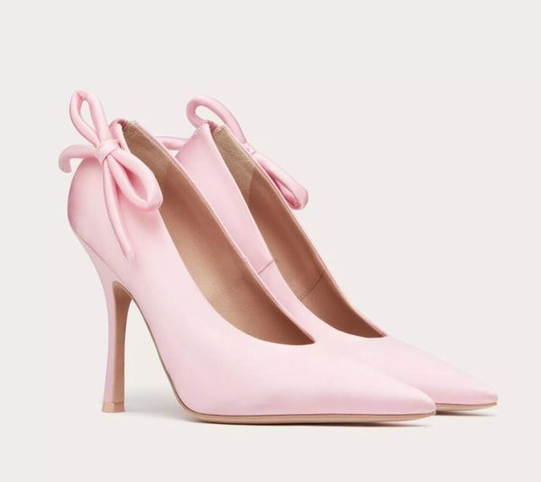 Women sandal high heels satin pump nite-out pointed toe luxury design dress party wedding shoes