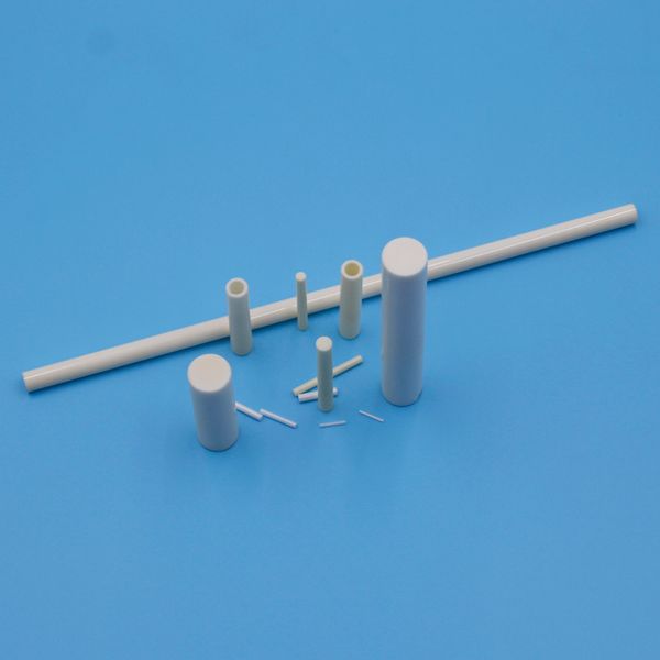 Electrical Insulation Rod Ceramic Thread Rods Corundum Solid Rod