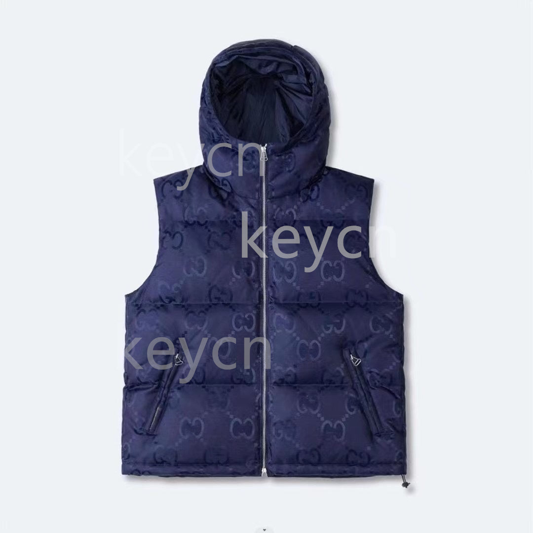 New style Winter designer down vest mens Outerwear coat fashion with classic letter sleeveless cotton vests mens jacket size M-5XL