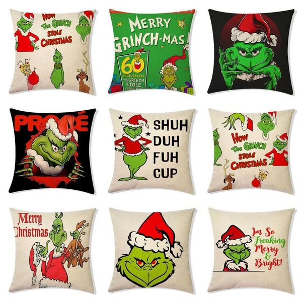 Piece 1 Of Merry Christmas Throw X 18 Inches Winter Holiday Cushion Cover Sofa Decoration Y241024 8 Y24024