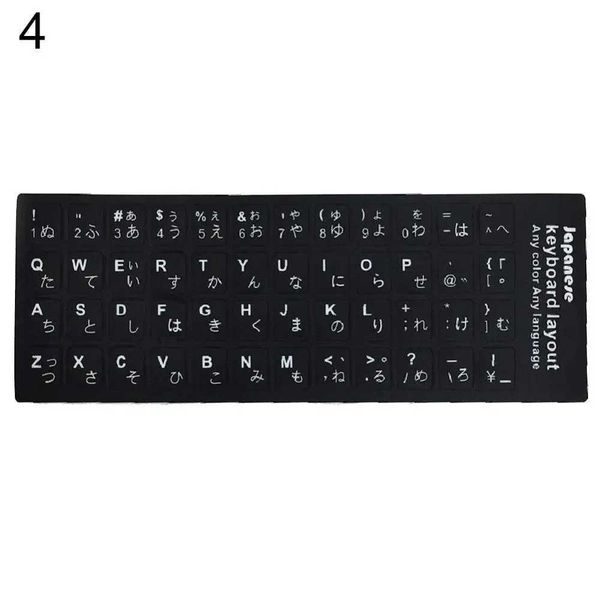 Keyboard Covers Keyboard stickers for Russian Italian Thai Japanese English Arabic Korean Spanish French German PC laptop computer keyboard