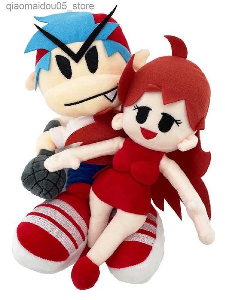 Plush Dolls 1-2 Friday night Funkin toy boyfriend tank man sky plush character stuffed doll sleep gift Q240227