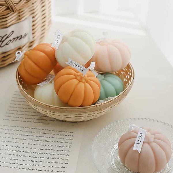Halloween pumpkin scented candles wholesale creative hand gifts perfume trinkets hand wax candles scented candles W240813