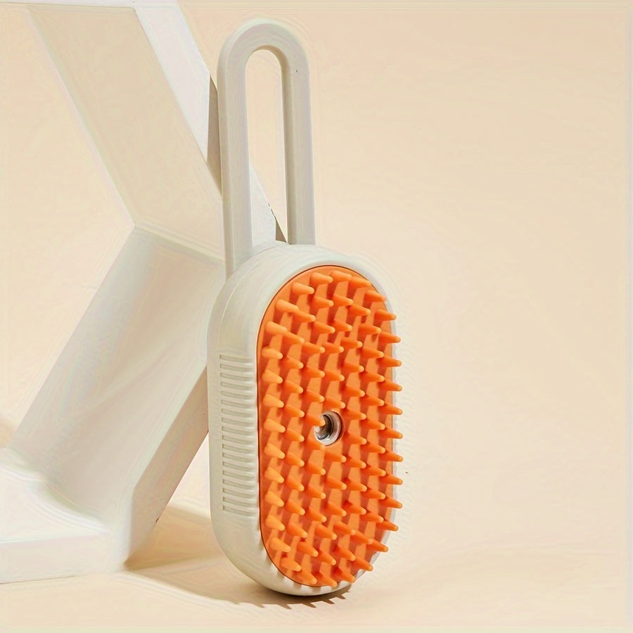 TEMU 1 Pet Automatic Spray Hair Removal Anti-static Massage Comb Suitable For Cat And Dog Hair Brushing And Hair Cleaning