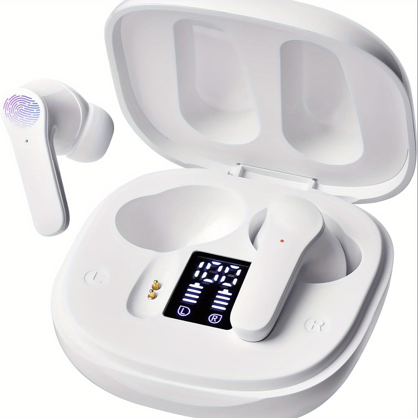 TEMU New 144 Translation Earphones: Real Time Translation Headphones, Suitable For Travel, Business, And Work, Translation Earbuds For All Languages,