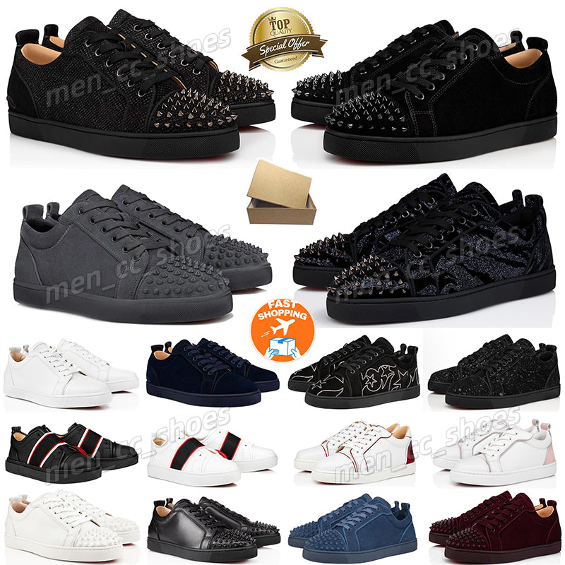 Luxury Designer Dress Shoes with box dust bag bag Mens Casual Shoes Glitter Grey Leather Suede Green Men Women Fashion Office Career Wedding Formal