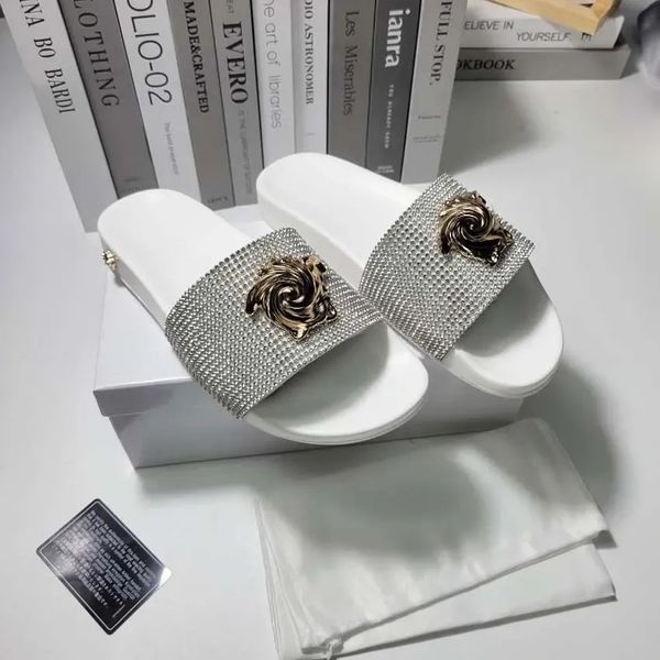 Designer Flip-flops Sandals, Women's Slippers, Men's Slippers, Deluxe Flat Rubber Leather, Women's Dress Shoes