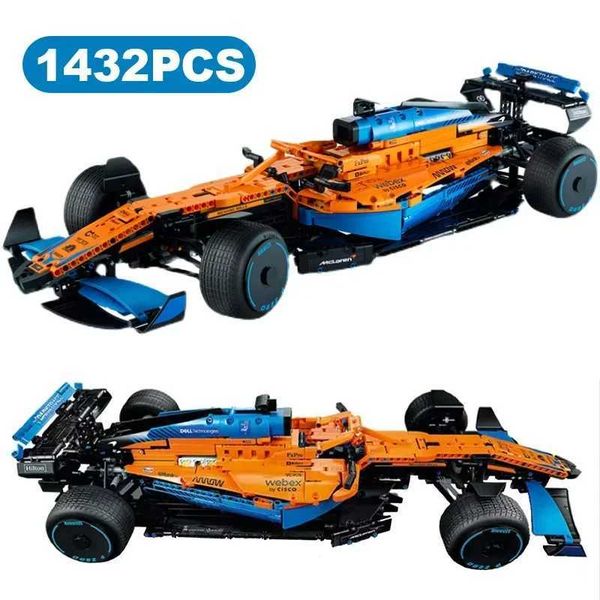 Blocks In Stock Technical 42141 Formula 1 Replica Race Car Model Building Blocks Bricks F1 Motor Sport Birthday Gifts for Adults Toys Y24091