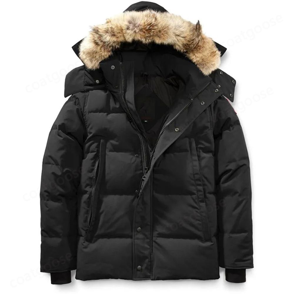 High Quality Puffer jacket Down Jacket Winter Coat Real Wolf Fur Overcoat Clothing Fashion Style Winter Jackets Outerwear Parka Jackets coats