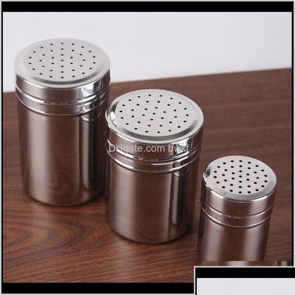 Herb Spice Tools Herb Spice Tools Kitchen Dining Bar Home Garden Drop Delivery 2021 Stainless Steel Sugar Salt Pepper Shaker Jar Cook Connt