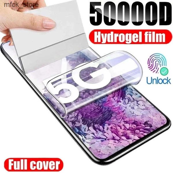 Cell Phone Protectors Scratch resistant hydrogel film Galaxy S23 S22 S21 S20 S10 S9 S8 Plus Ultra Screen Protector ON SamsungNote 20 10 9 8