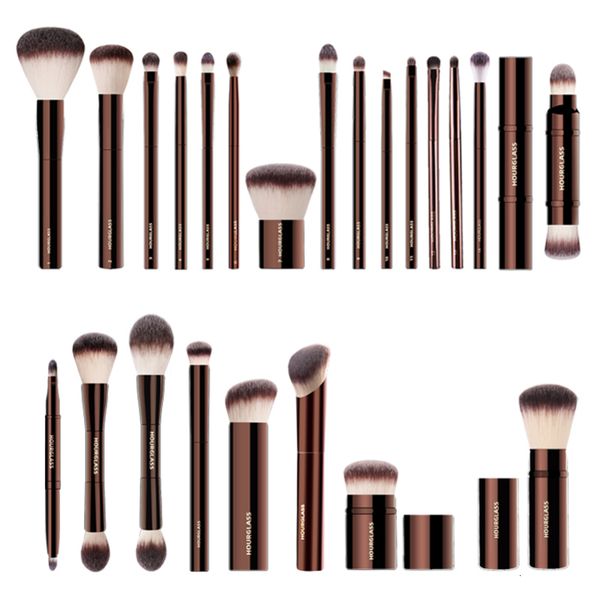 Hourglass Makeup Set Kit Include Powder Foundation Concealer Lip Blusher Bronzer Eyeshadow Eyeer Highlight Brush 240704
