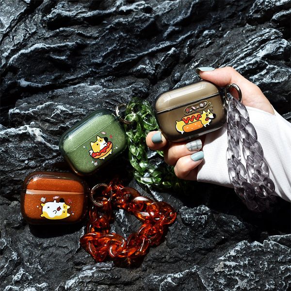 ddmygifts Cute puppy dog suitable for Pro protective case 1-2-3 generation Bluetooth wireless headphone cover cartoon A
