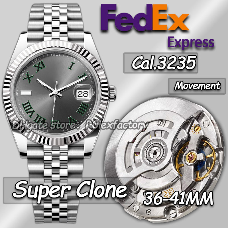 Men Watches Men Designer Watch Top Quality Date Just 41MM Super Clean Factory Luxury Watch Automatic Cal.3235 Movement Sapphire Luminous Diving Sapp