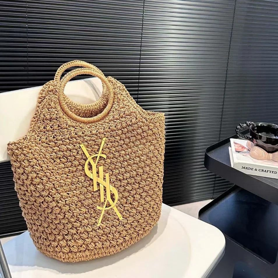 2025 New Design Luxury Designer Bag Fashion Bag Large Capacity Commuter Handbag Shoulder Holiday Beach Straw Crochet Bag Shopping Bag Beach out Tote