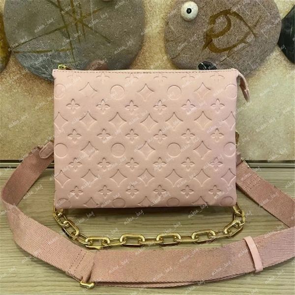 Totes Totes TOP COUSSIN Bags High Quality Womens Designer Purses Shoulder Bags Luxury Crossbody Tote Square Handbags Genuine Leather Two Str