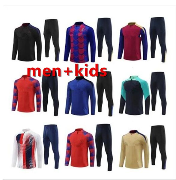 24-25 chandal baRCElone Tracksuit LAMINE YAMAL LEWANDOWSKI soccer TRAINING barcelonaES 23 24 25 26 GAVI PEDRI FERRAN men kids kit football T