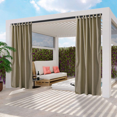54"x108" Outdoor Tab Top Curtain Panel