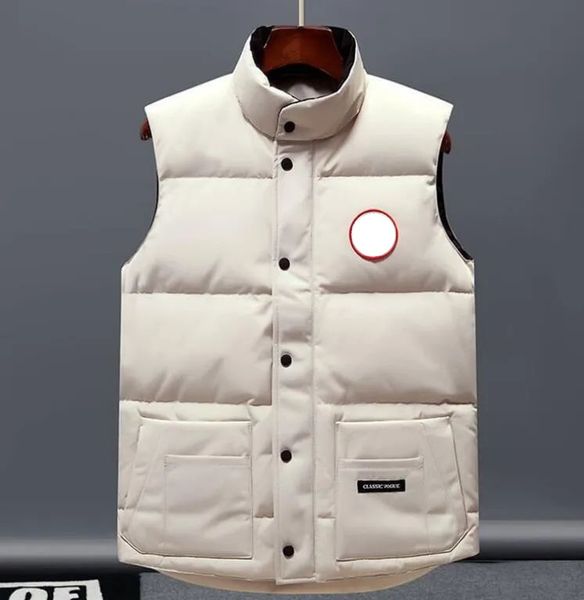 Candles Designer Vest Mens Womens Winter Fashion Trend Canadian Puffer Warmer Gilet Coat Sleeveless Wasitcoat Femme Doudoune Outwears A7e