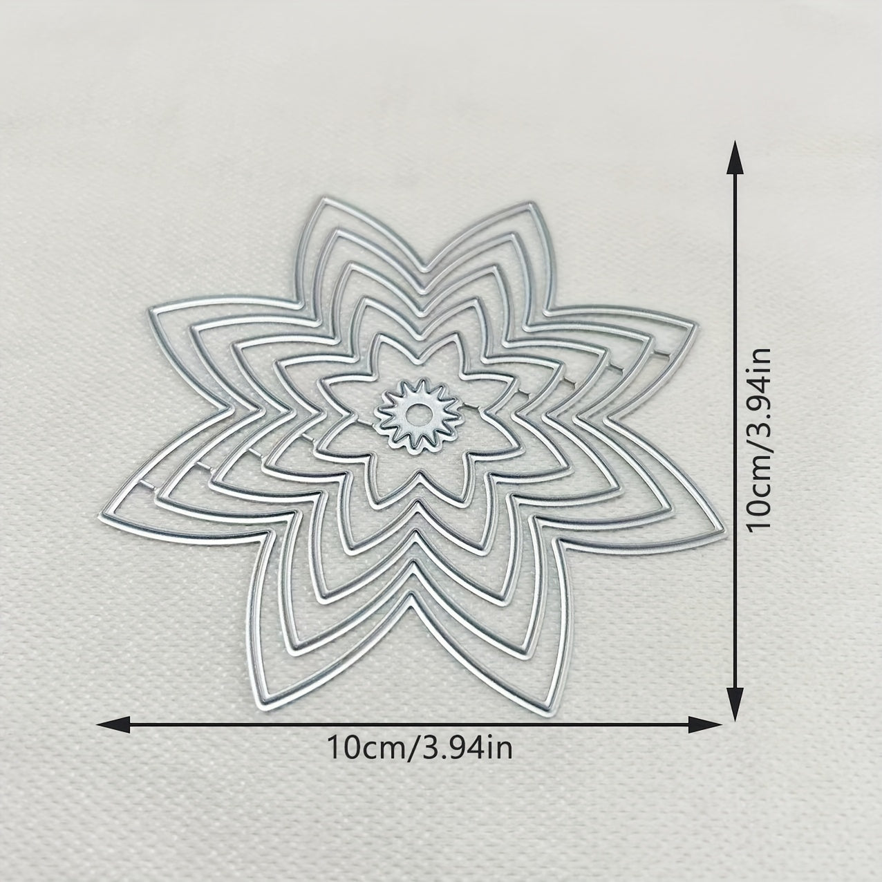 TEMU 1pc Flowers Metal Stencil, Diy Scrapbooking Embossing Die Cut, Handmade Greeting Card Making Metal Cutting Dies, Gift Card Making Tools