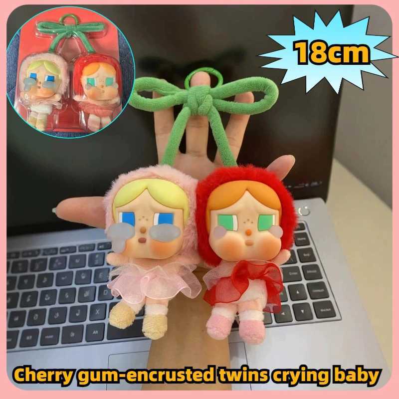 New Cute Cartoon Style Twins Crying Baby Love God Tears Series Cherry Ellipse Filled Dolls Sweet Together X250415