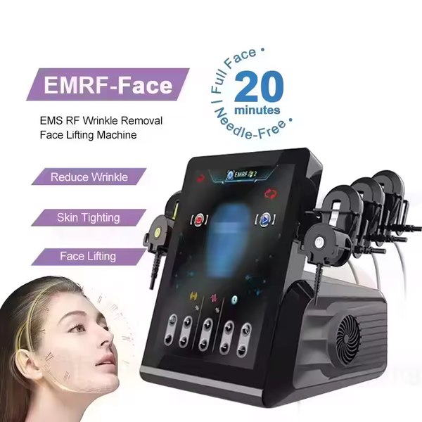 Portable pe face machine pe-face for forehead & check lifting EMRF em rf face lifting Equipment
