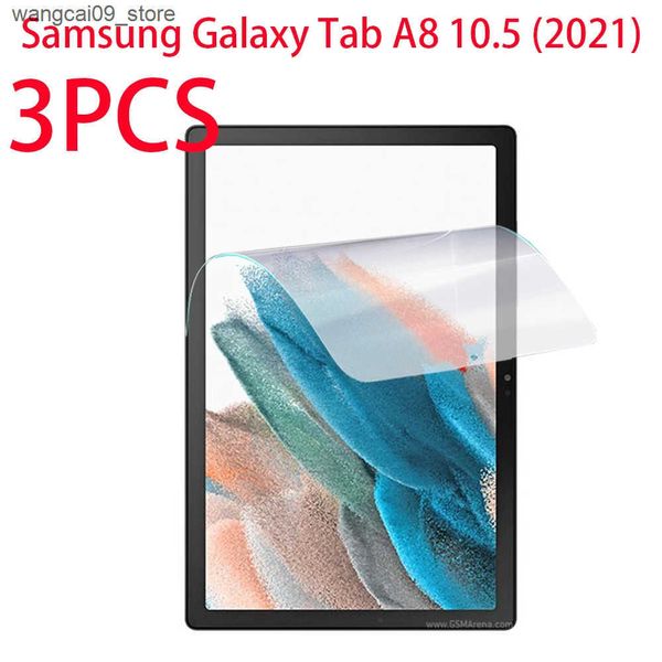PC Protectors 3PCS PET Soft Screen Protector Samsung Galaxy (2021) SM-X200 SM-X205 Tablet For Tab A8 10.5 Protective Film J241216