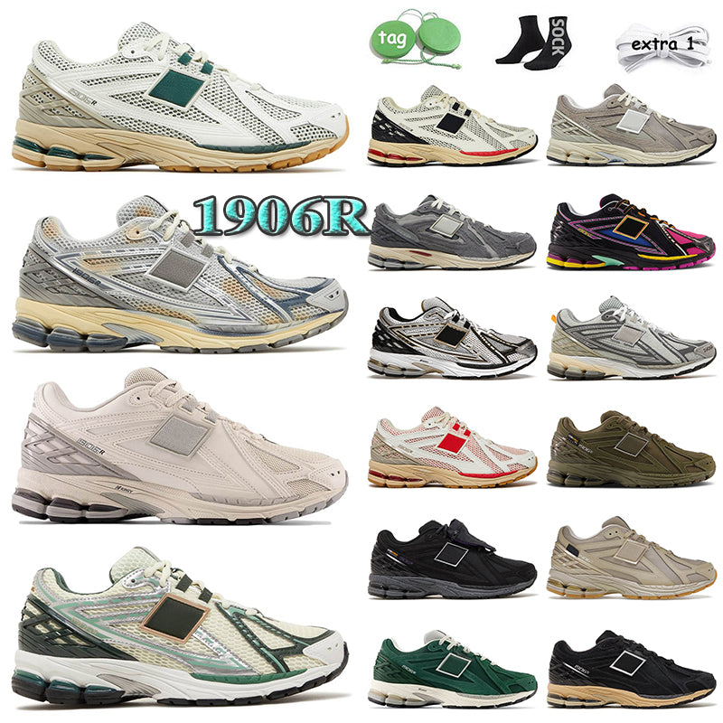 Top Quality 1906R Platform Sneakers Protection Pack Neon Nights 1906s Rain Cloud Sea Salt White Red Silver Metallic Blue Runner Fashion Mens Women S