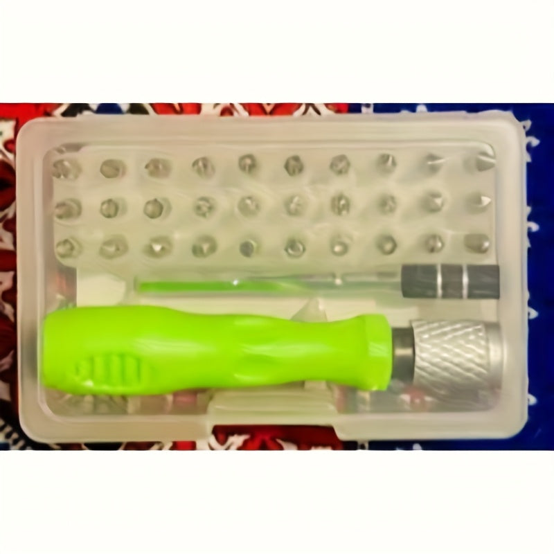 TEMU 32-in-1 Precision Screwdriver Set- Essential For - Portable Magnetic -head Screwdriver, Used For Car, Furniture, Smartphone, Camera, And Small