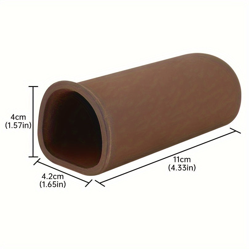 TEMU 1pc Ceramic Rock Cave For Aquariums - Fish & Shrimp Hideaway, Tapered Shelter With Finish, Small