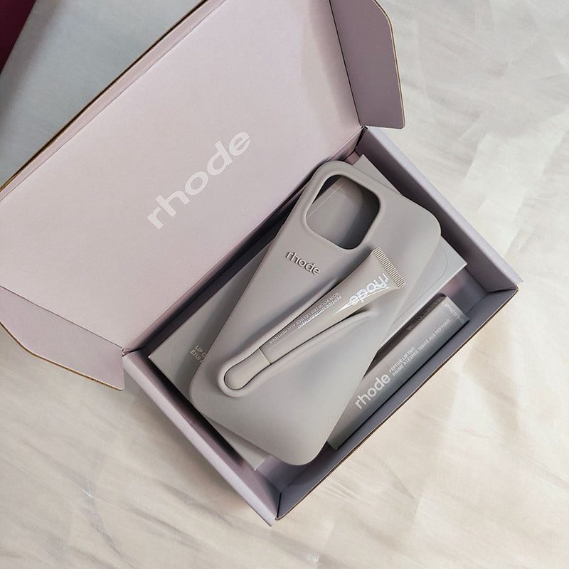 rhodes phone case For iPhone 16 Pro Max case 16 15 Plus 14 Pro 13 12 11 Luxurys Designer Fashion iphone case with Lip Gloss Lipstick Lip Balm back c