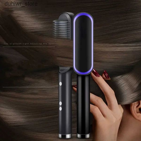 Hair Straighteners Thermostatic hair straightener Comb 5 temperature settings Straightening brush Quick heat professional hair straightening
