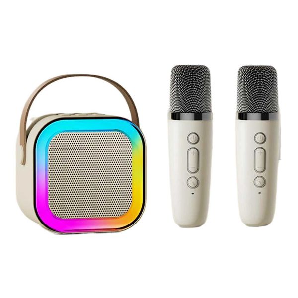 Loudspeaker box New K12 Mic Speaker KTV Karaoke Wireless Loudspeaker Box Mini Students Sing at He Microphone Au Long Standby Z241104