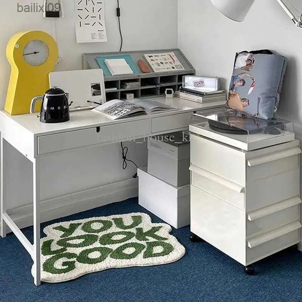 Letter Carpet Bedroom Bedside Bathroom Living Room Area Door Mat Chair Mat Fashionable Floor Mat Non Slip Water Absorbing 71c