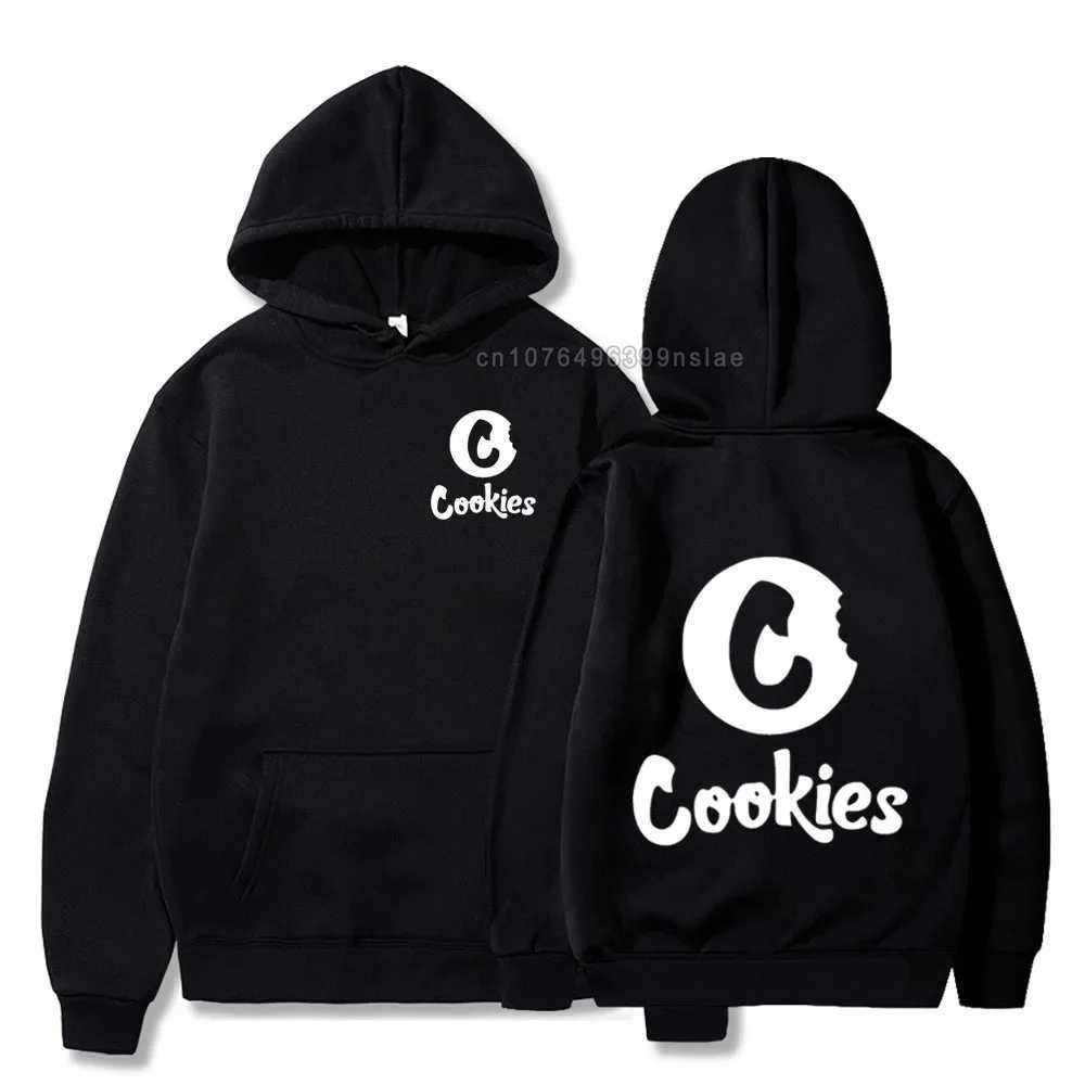 Men&#039;s Hoodies Sweatshirts Womens Hoodie Cotton Zipper Autumn Cookie Print Flce Hoodie Fashion Neutral Sportswear High Quality Clothing Y2409216
