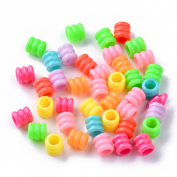 Cuentas de plástico europeo opaco de plástico de poliestireno (ps)