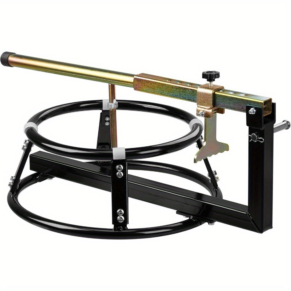 TEMU Motoos Tire Changing Stand For 16" To 21" Tires, Motocross Bead Breaker Stand, Black