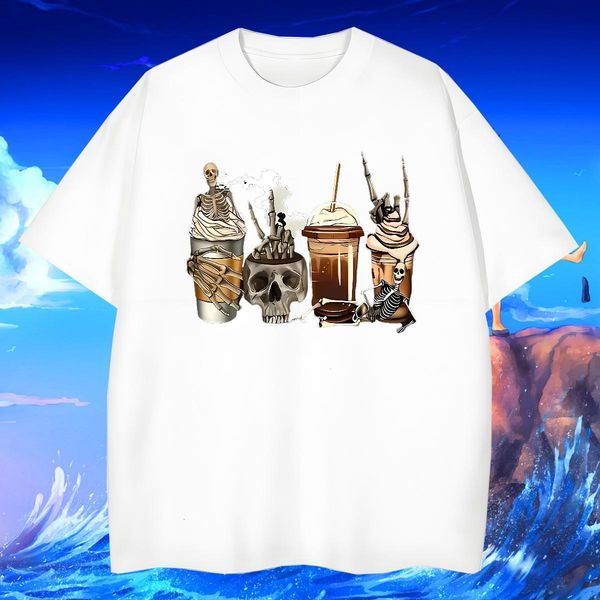 Designer Fashion juice Couples T Shirts 230g Pure Cotton Mens T Shirts Custom Print Plus Size Hip Hop O Neck Short Sleeves Classic Polos