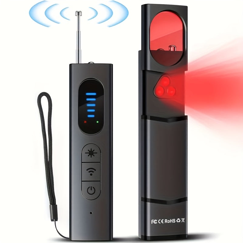 TEMU Hidden Camera Detector, Anti-spy Rf Signal Scanner, Error Detector, Camera Detector, Gps , Monitor Device Finder, Travel, Hotel, Car, Bathroom,