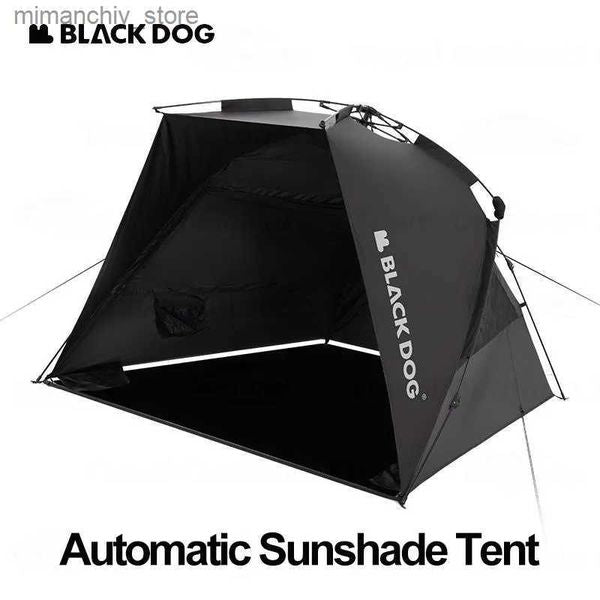 Tents and Shelters Naturehike Blackdog Automatic Sunshade Tent Camping Dome Tent for 2-3 Peop Outdoor Travel Picnic Beach 150D Waterproof 30