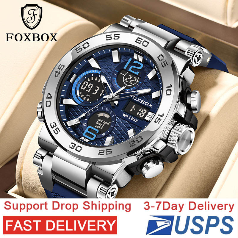 LIGE Luxury LED Display Men Wristwatches Luminous Sport Man Watch Waterproof Military Quartz Male Clock Relogio Masculino Quartz electronic dual dis